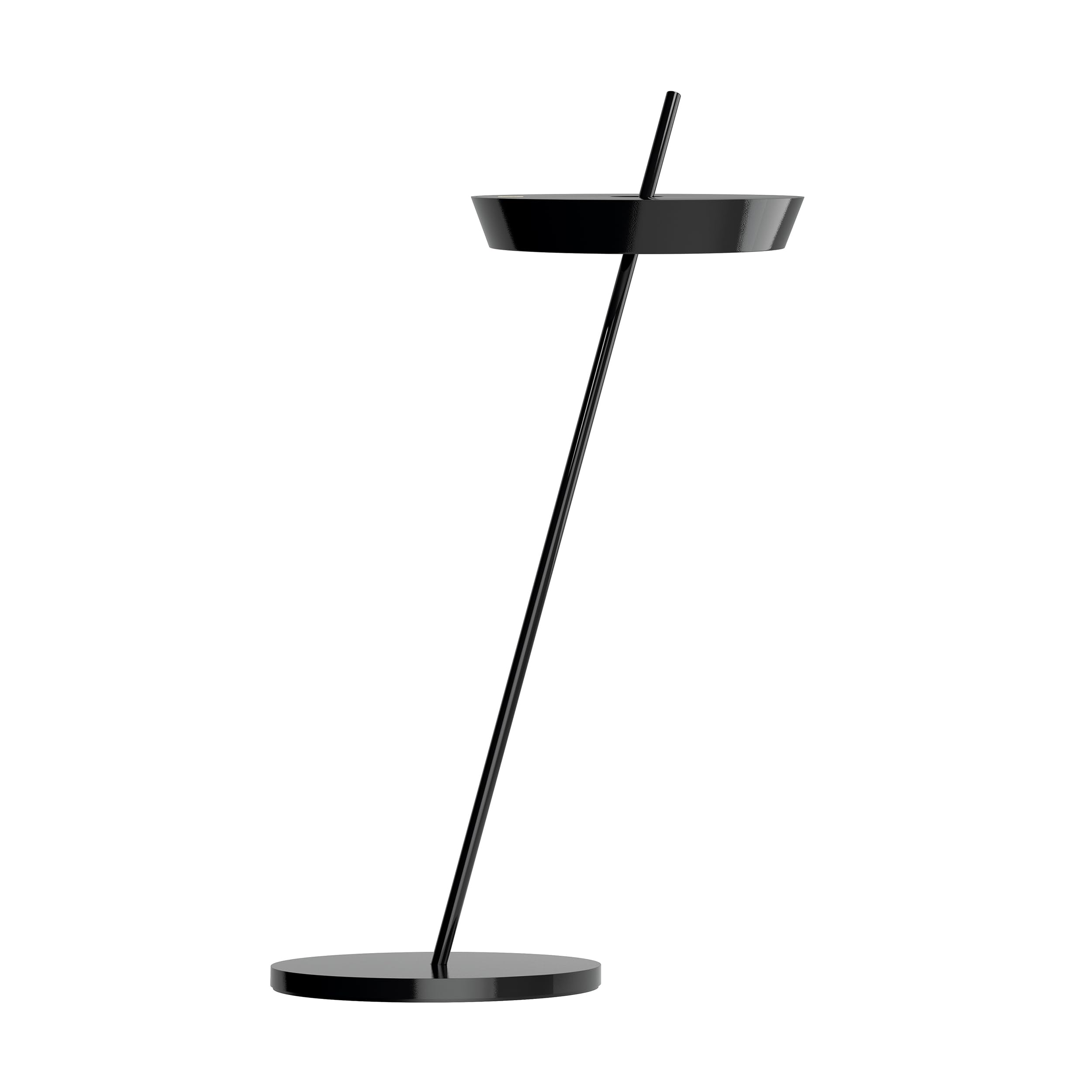 SIGOR Mahina Tischleuchte - Dimmbare LED Akku-Tischleuchte, Höhe 35,5 cm, aufladbar mit USB-C, 10 h Leuchtdauer, keramikschwarz