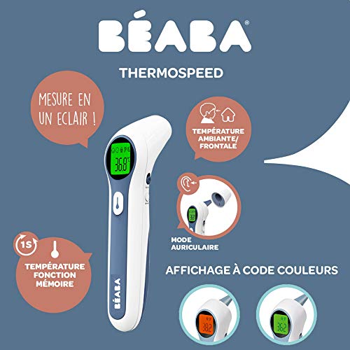 Thermomètre médical BÉABA Thermospeed avec lecture code couleur