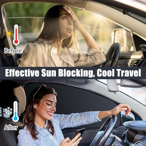 image for ZATOOTO Car Window Shades for Driver Side Car Privacy Shades for Front