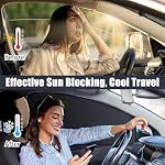 ZATOOTO Magnetic Car Window Shades for Side Window Sun Shade, Full Blackout - Image 4