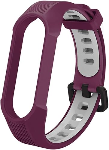Miniatura 1 de Yuuol Pulseras de silicona suave, compatibles con Xiaomi Mi Band 65, correa deportiva ajustable para mujeres y hombres