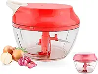 2 Unidades Processador de Alimentos Manual Premium 3 Lâminas Inox Cozinha Prático