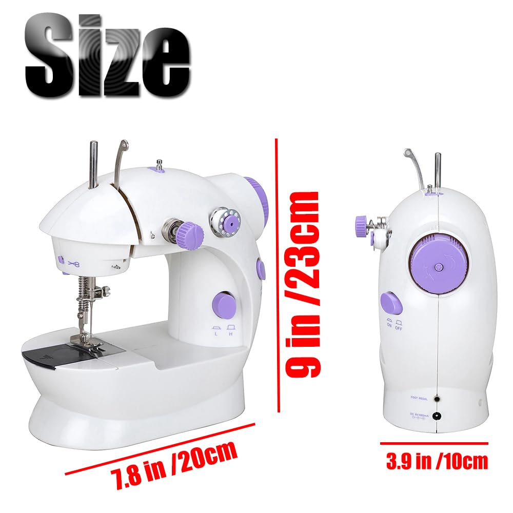 Mini máquina de coser, máquina de coser portátil 3