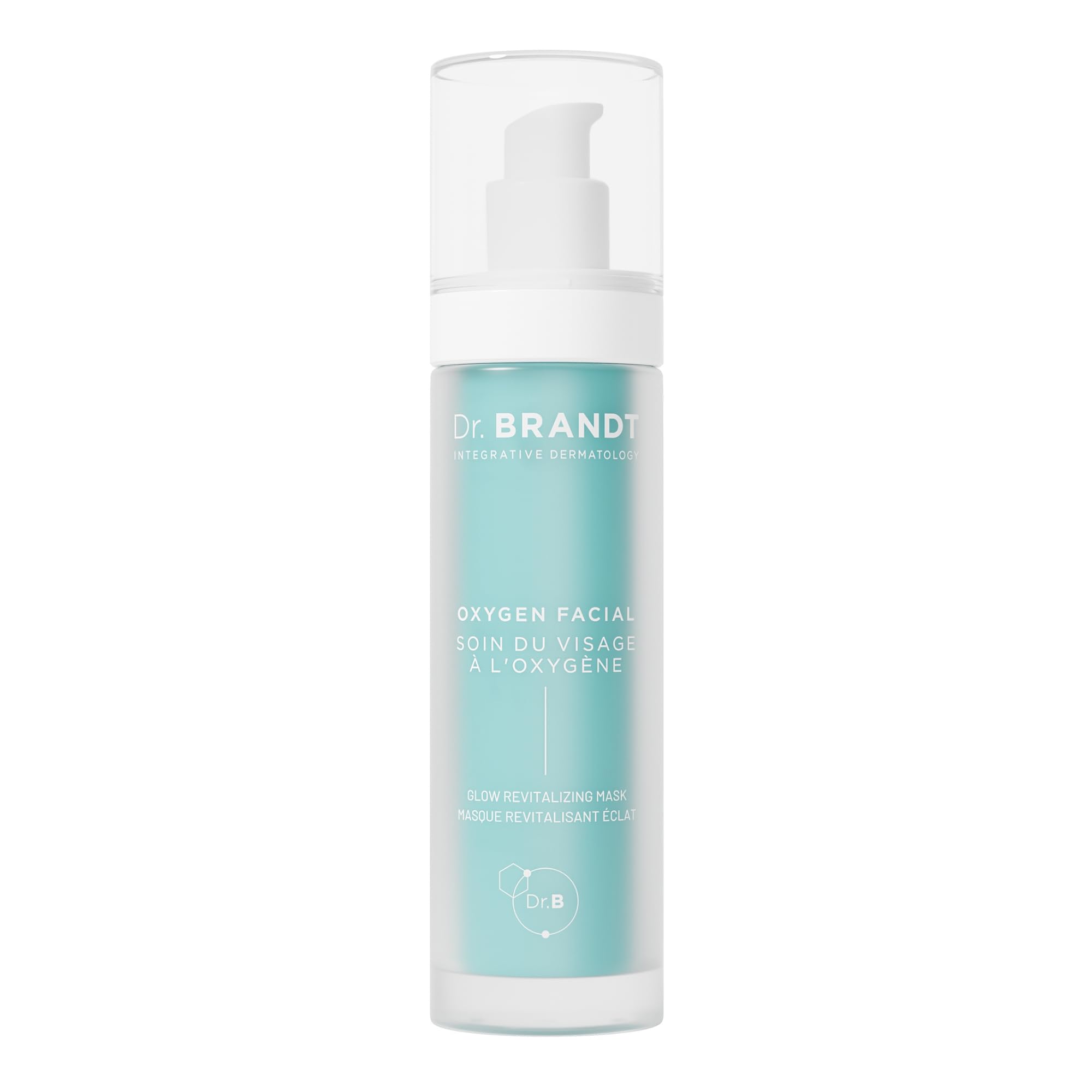 Dr. Brandt Oxygen Facial Glow Revitalizing Mask - Revitaliza visiblemente la piel y potencia su luminosidad en minutos - Apta para todo tipo de pieles y tonos de piel - 50 ml
