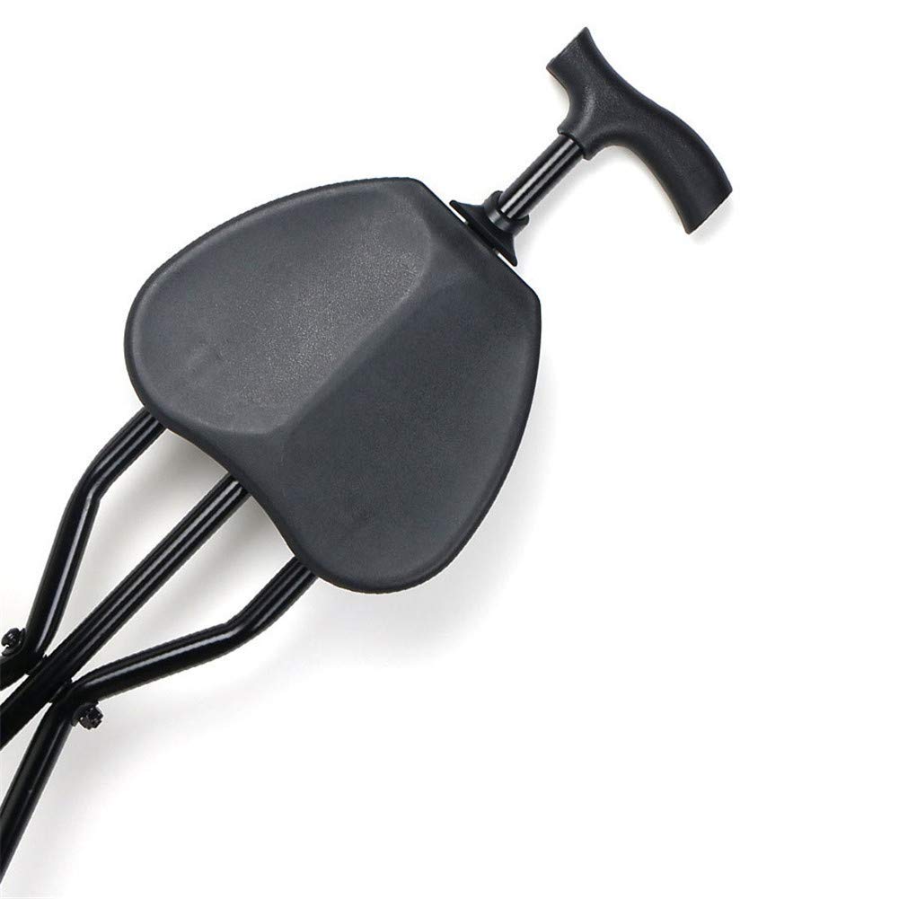 Bastone Pieghevole con Sedile, ausilio per la Mobilità Pieghevole Leggero, Ideale per Viaggi, Eventi, Passeggiate, stampelle Times