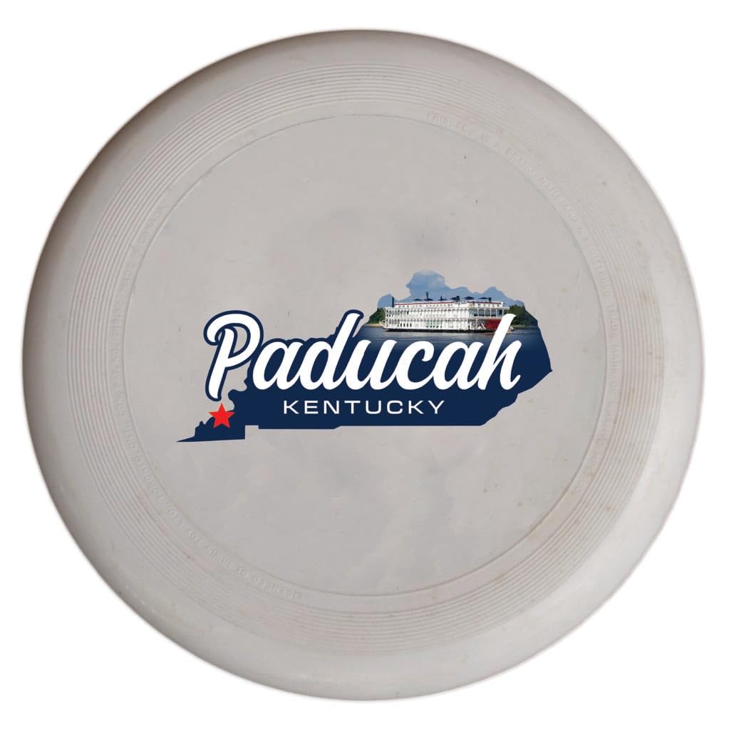 Paducah Kentucky State Shape Design Souvenir Flying Disc 4-Pack
