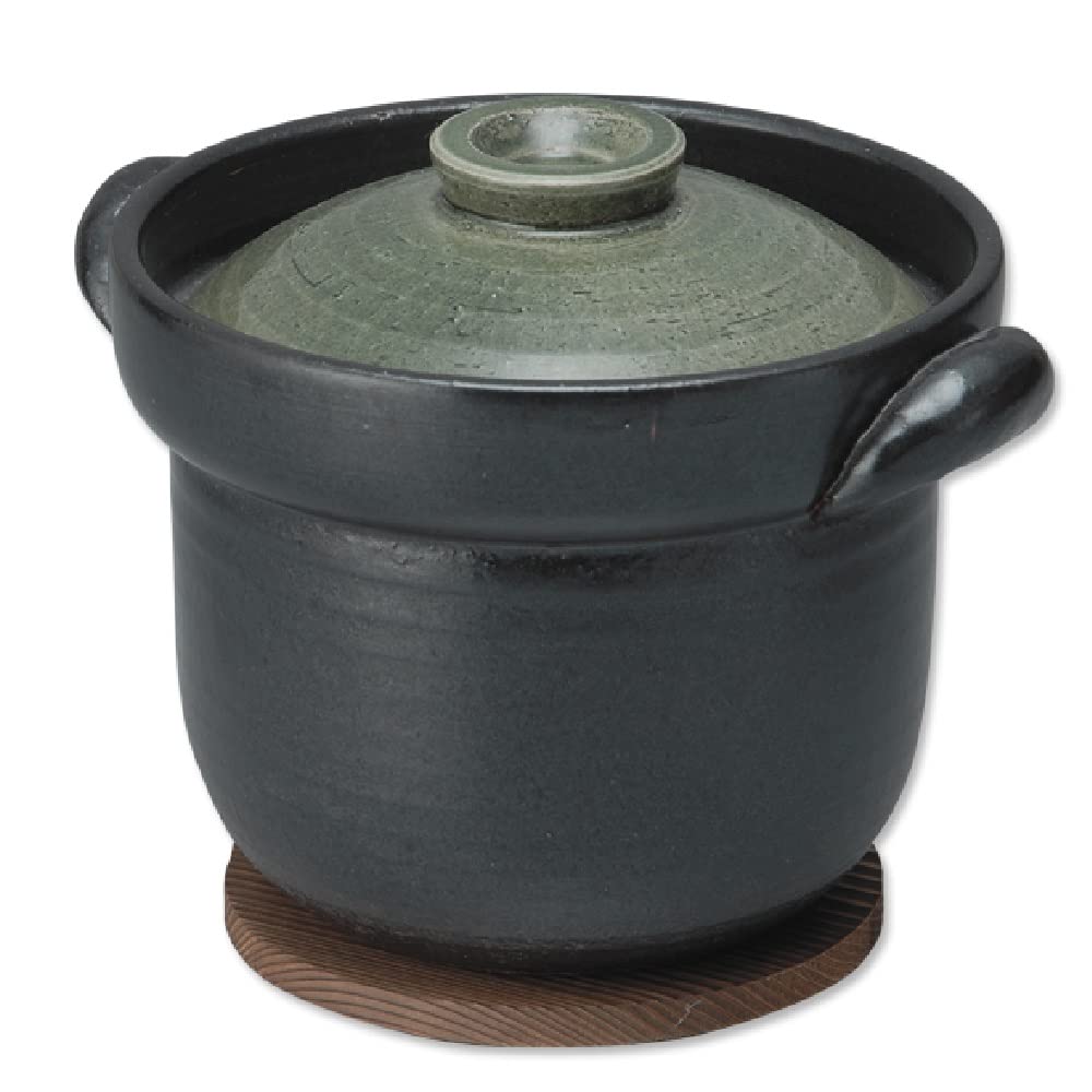 Amazon | 信楽焼 土鍋飯鍋 3合用 (軽量飯炊き鍋 緑釉) | 土鍋 通販