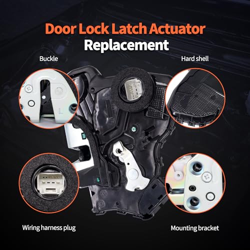 Image of HiSport Rear Right Passenger Side Door Lock Latch Actuator Motor 931-404 | Compatible with Toyota Lexus ES350 RX450h GX460 Camry 4Runner Rav4 2007-2017 Replacement for Scion xB Replaces 69050-06100
