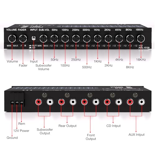 9 Band Car Audio Equalizer