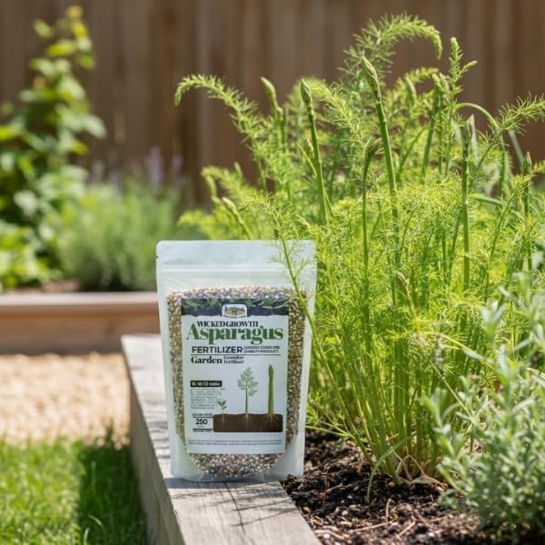 Old Cobblers Farm™ Wicked Growth Asparagus Fertilizer – Balanced Formula for Healthy Spears & Strong Root Growth – Supports Early Season Growth (5 lbs | 10 lbs | 15 lbs | 20 lbs) (5 lbs)