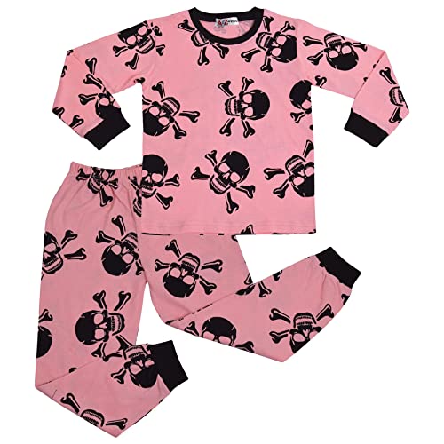Pyjamas skull & bones coton enfants pour soirées cocooning et déguisements de nuit