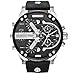 Produktbild Diesel Herrenuhr Mr. Daddy 2.0, Multifunktionswerk, 57mm Silbernes Edelstahlgehäuse mit Lederarmband, DZ7313