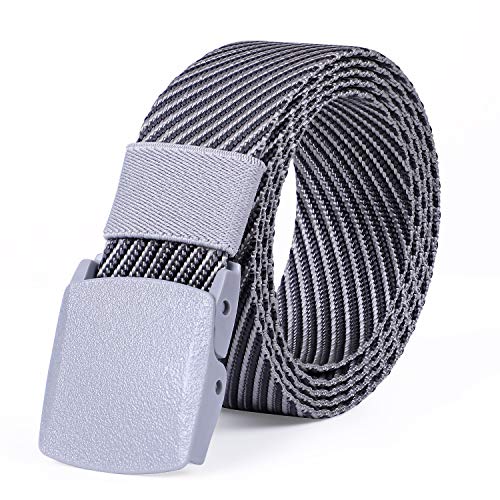 Image of JASGOOD Nylon Canvas Breathable Military Tactical Men Waist Belt With Plastic Buckle
