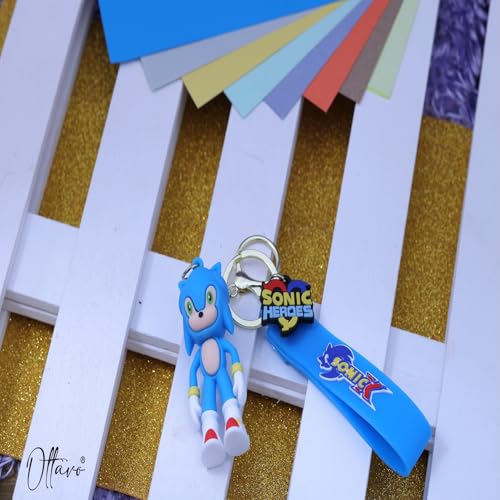 Image of OTTAVO Cute Cartoon 3D Silicone High -Quality PVC Material Keychain, Suitable for Boys and Girls - Pack of 1.