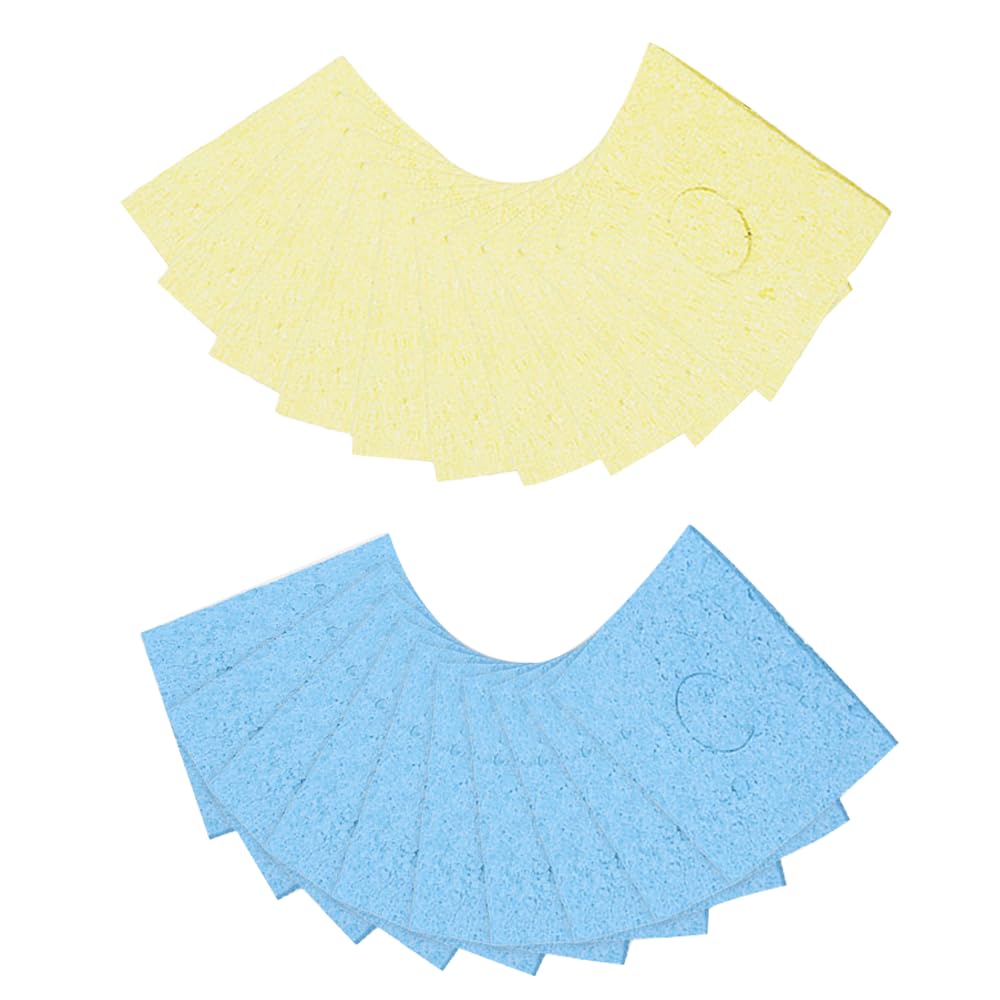10 Pack Soldering Iron Sponge, Soldering Sponge Solder Tip Cleaning Sponge High Temperature Rresistant Sponge 2.17