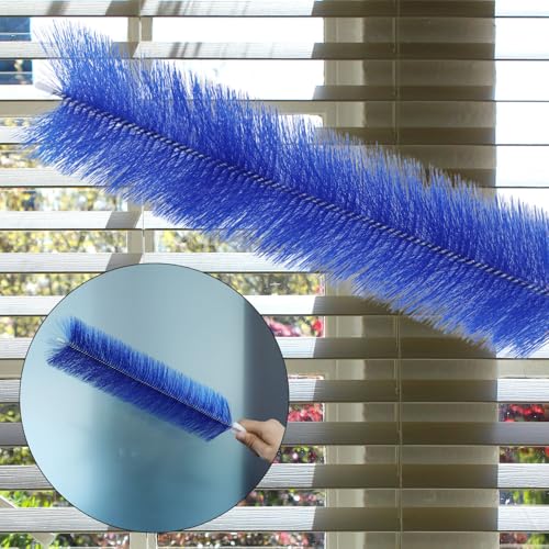 Image of 2pcs Fan Cleaning Brush, Ceiling Fan Cleaner Duster Bendable Ceiling Fan Brush Ceiling Fan Duster for Fan Air Conditioning Car Vents Windows Curtains