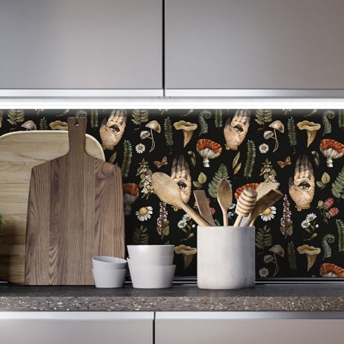 Papel pintado autoadhesivo botánico para decorar muebles de salón y proyectos de bricolaje 5