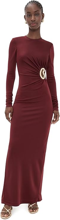 Rebecca Vallance Women's Misha Long Sleeve Maxi Dress