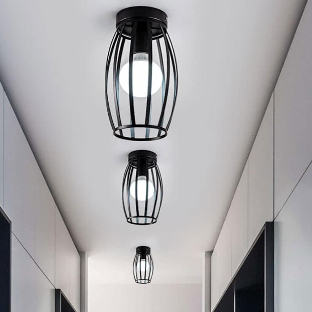 lampa wisząca przemysłowa lampa sufitowa do montażu podtynkowego, pojedyncza głowica wiejska metalowa oprawa sufitowa do przedpokoju wyspa kuchenna sypialnia przedpokój ganek, regulowany kąt, podstawa
