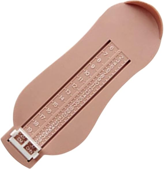 Amazon Co Jp Plus Nao プラスナオ フットメジャー ベビースケール 足のサイズ 計測器 6 cm 子供用 フットスケール フットサイズ 測定器 採寸 簡単 ナチュラルピンク ベビー マタニティ