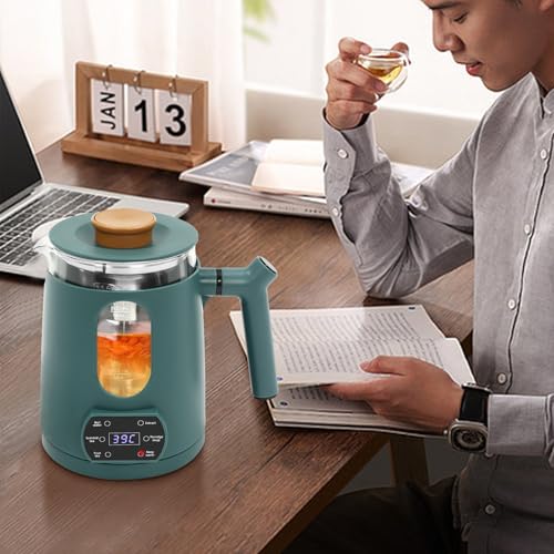 Tetera eléctrica con control de temperatura 27oz verde miniatura 4