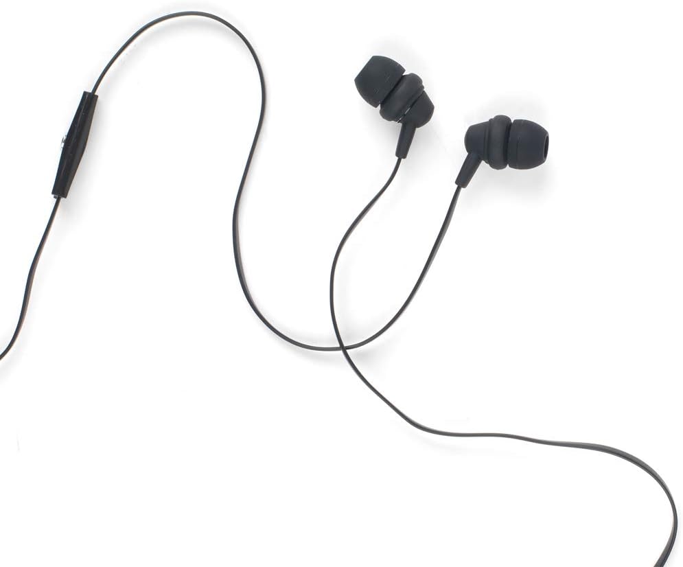 Intempo EE1740NBLKSTKEU Trip Travel Earphones with Carry Case | 3.5 mm Stereo Jack and a 1.2 m Cable Length | 3 Sets Of Ear Cushions | Black | Perfect For On The Go