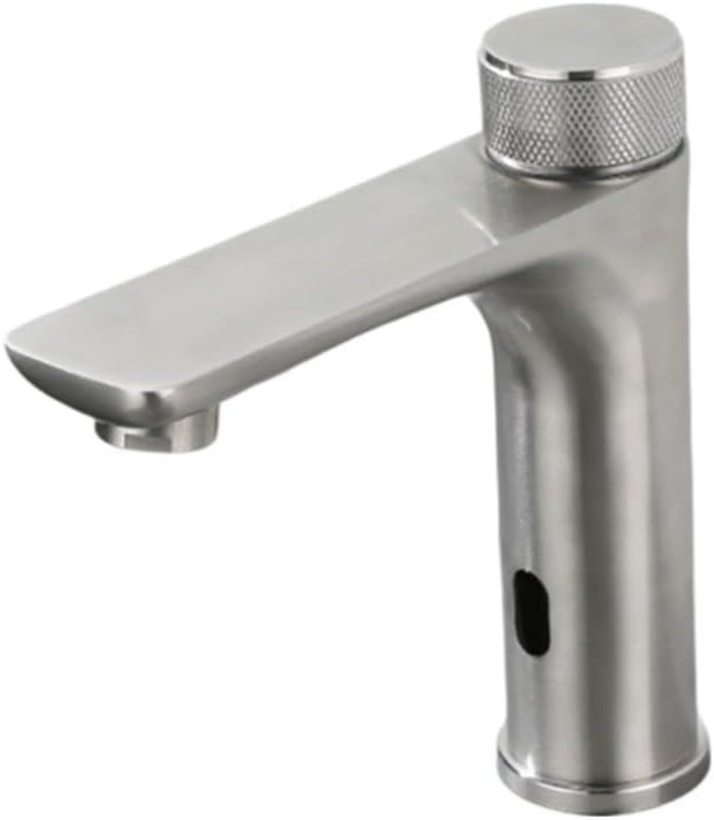 Grifo Mezclador de Agua fría y Caliente sin Contacto con Sensor infrarrojo, de Acero Inoxidable.