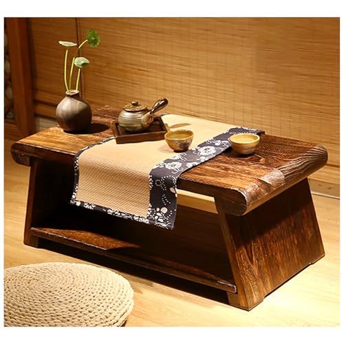 Table basse tatami pliable en bois pour créer un coin zen chez soi