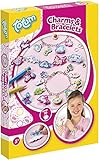 Diseña tus propias pulseras con las pegatinas coloridas que puedes convertir en colgantes.