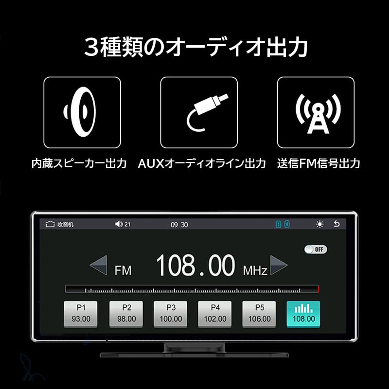 Amazon.co.jp: ディスプレイオーディオ 1080Pリアカメラ付き TFカード