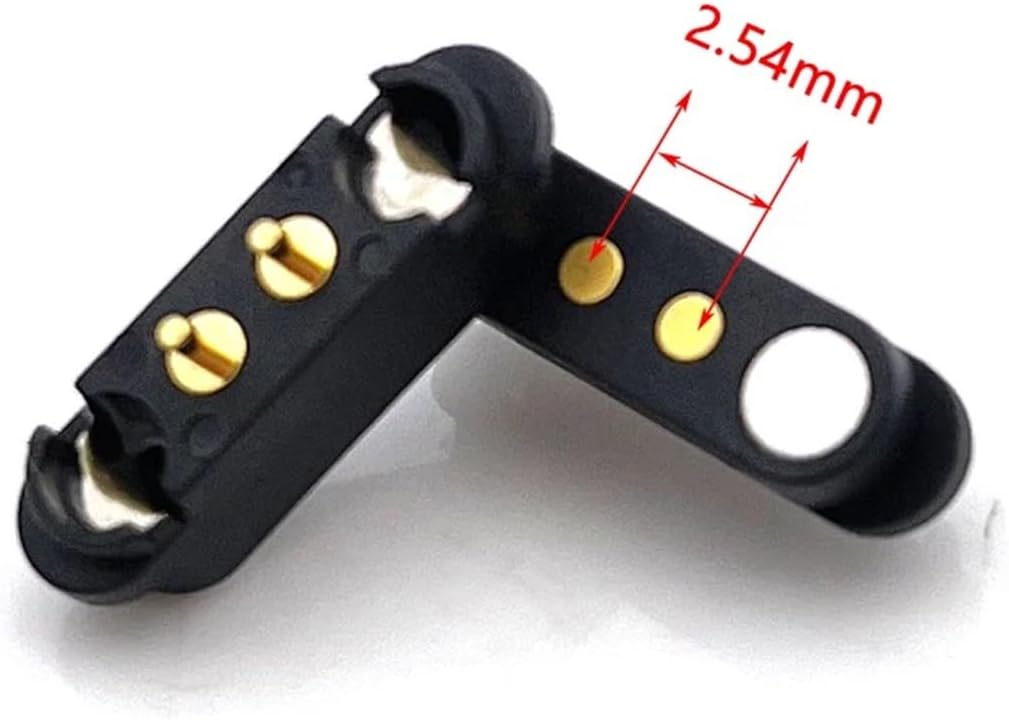 5Pair Waterproof DC Magnetic Connector 2 Positions Pitch 2.54mm 2.80mm Spring Loaded Male Female Contact Strip(2.8mm 5sets)