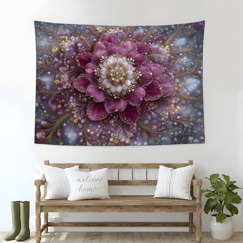 Tapisserie mandala décoration murale salon bohème rétro drap de chambre 230x150