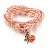 Améliorez votre look quotidien avec ce beau bracelet, conçu pour compléter une variété de tenues. Que vous vous déguisiez pour une soirée ou que vous ajoutiez du style à votre tenue quotidienne, cet accessoire est votre incontournable pour une élégance sans effort. 1