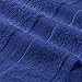 White Classic Wealuxe Navy Blue Bath Towels 24x50 Inch, Cotton Towel Set for Bathroom, Hotel, Gym, Spa, Soft Extra Absorbent Quick Dry 6 Pack