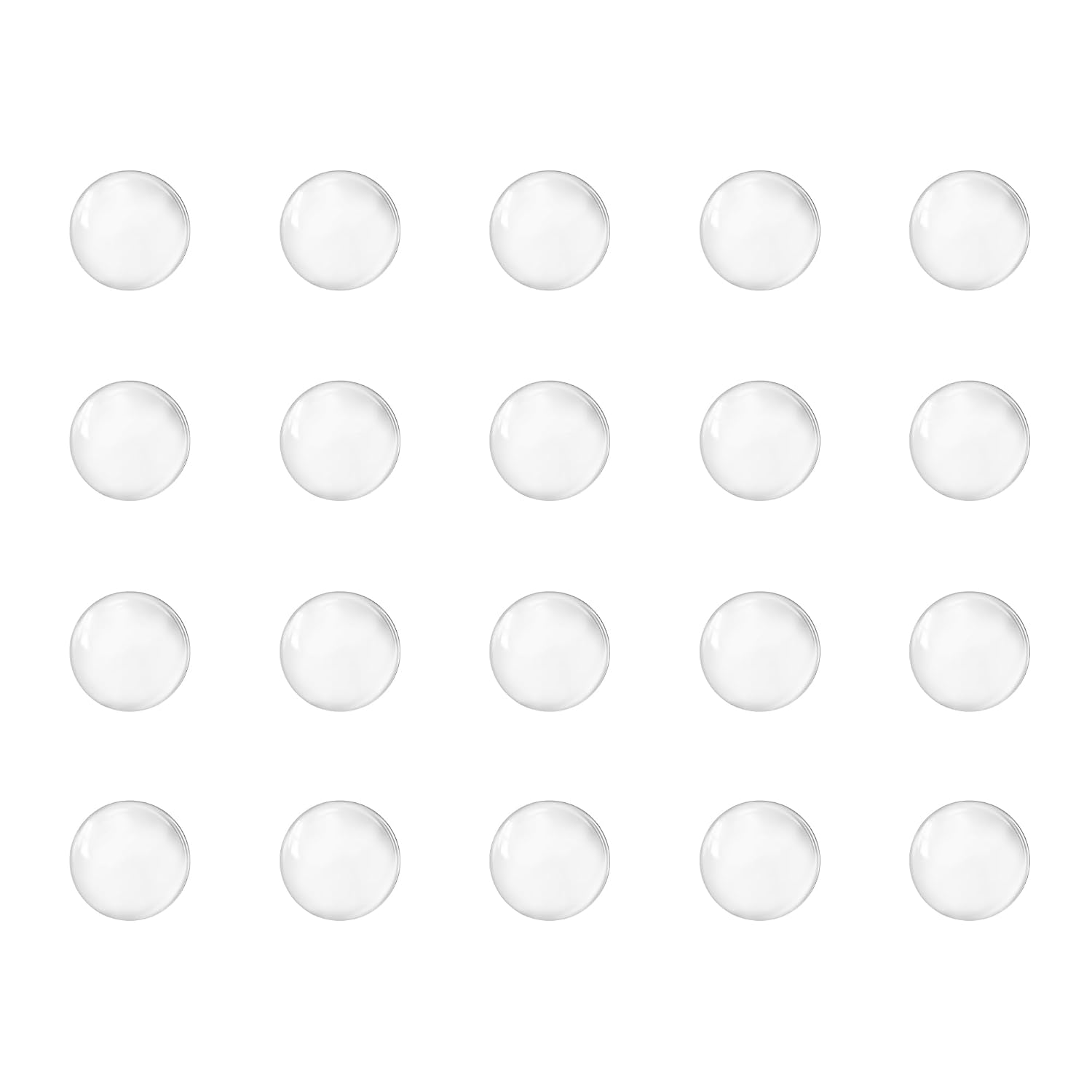 uxcell 7mm Solid Round Clear Glass Ball Boiling Stones Soda Lime Glass Beads 200pcs