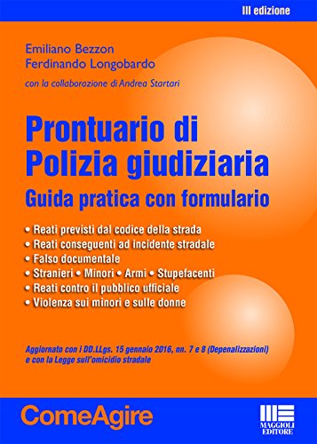 Prontuario di polizia giudiziaria Prontuario di polizia giudiziaria