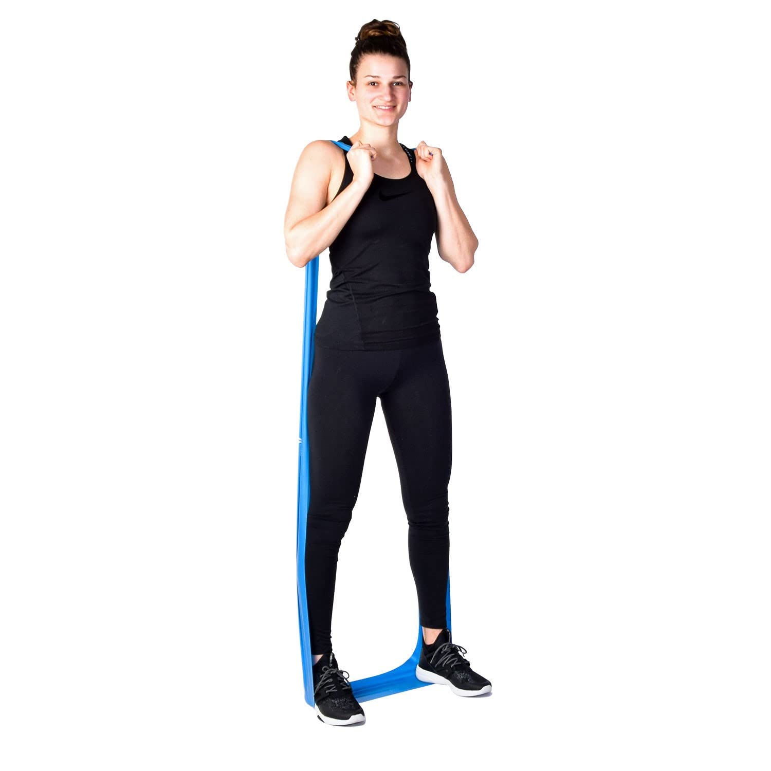 DITTMANN Body Band Fitnessband Gymanstik Expander Kraft 25m blau extra stark