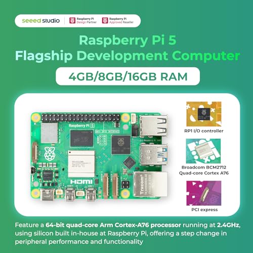 Raspberry Pi 5 Kit de démarrage carte mère de développement avec OS 128 Go
