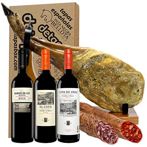 Coffret cadeau - Soirée tapas pour deux I Tapas para dos I Cadeau pour les gourmets et les fans d'Espagne | Spécialités d'Espagne | Cadeau pour hommes et femmes