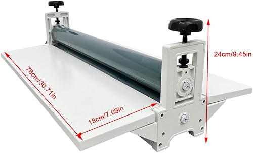 Miniatura 7 de INTBUYING Máquina de laminación en frío Todo el marco de metal 29.5in/750mm Laminador en frío Manual Laminador de laminado en frío Máquina de