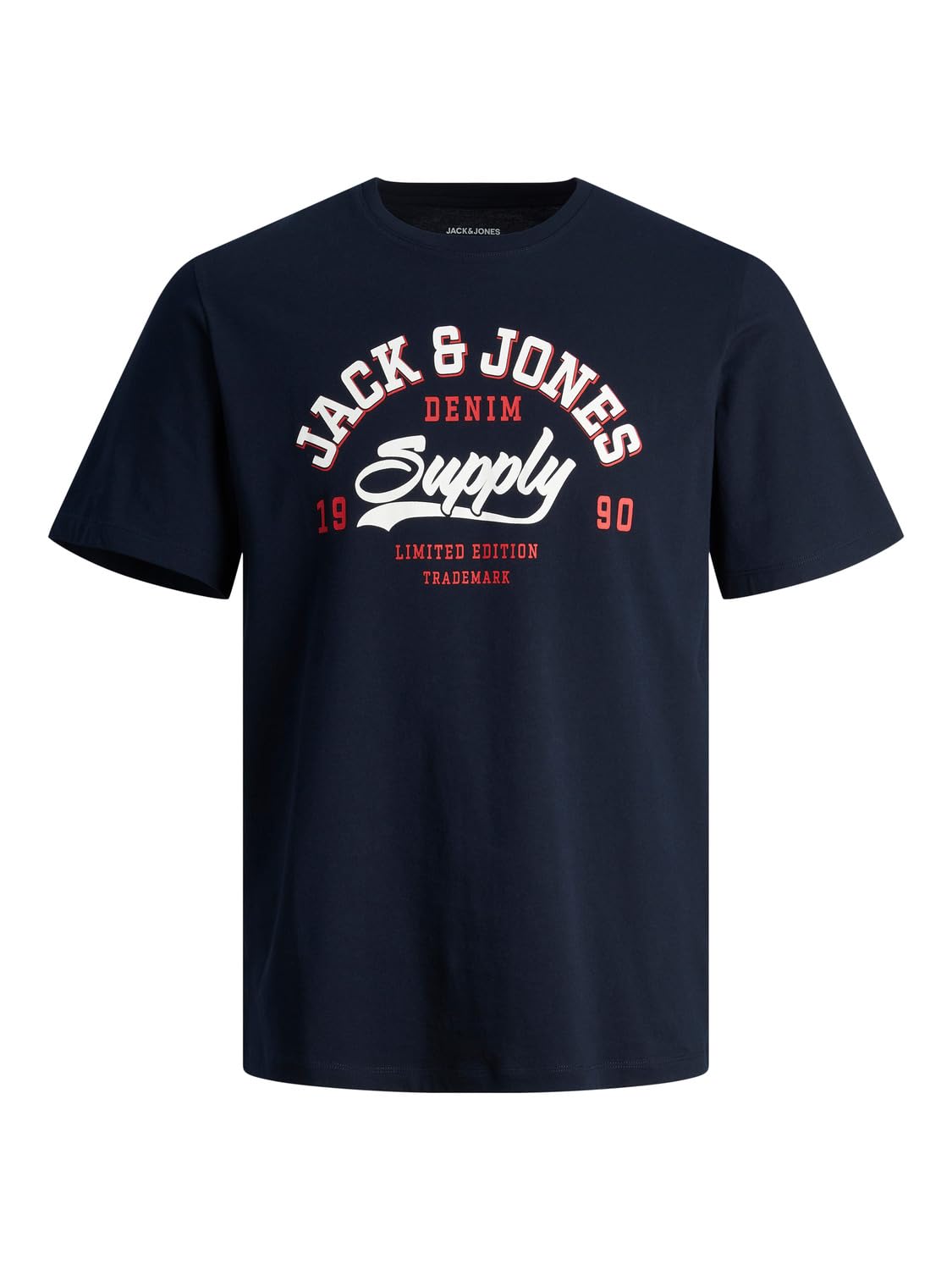 JACK & JONES Men's Short-Sleeved Shirt, Blazer Navy, M