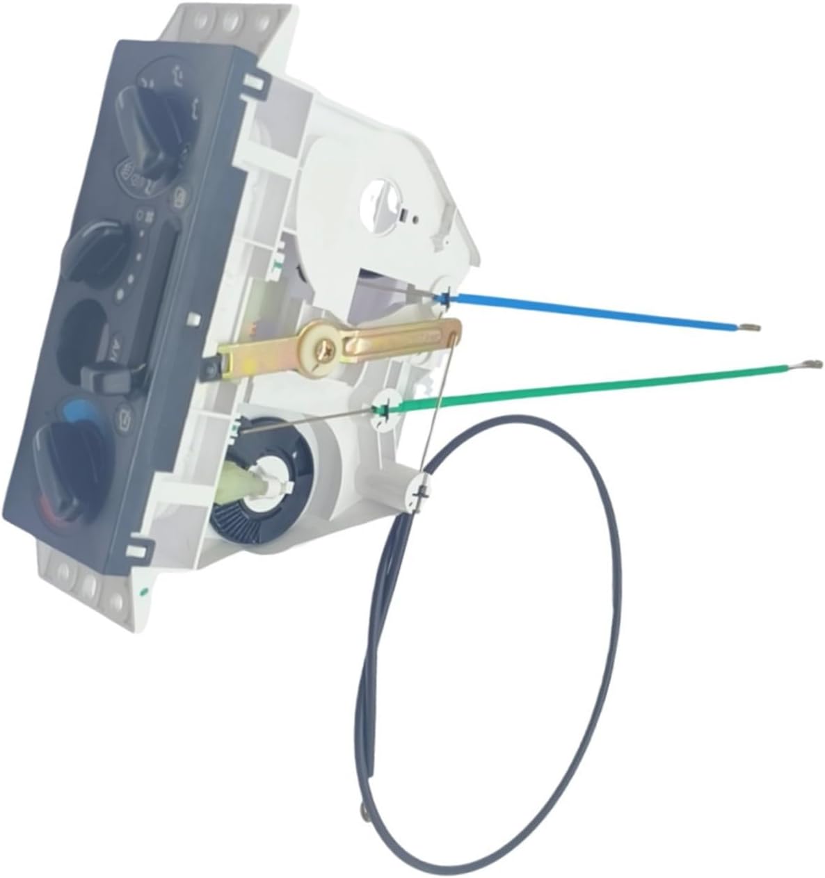 Ac Climate Controller Switch Panel for Isuzu for NPR 2011-2020 Abs Black OEM 89803-73654 Replacement Interior Control