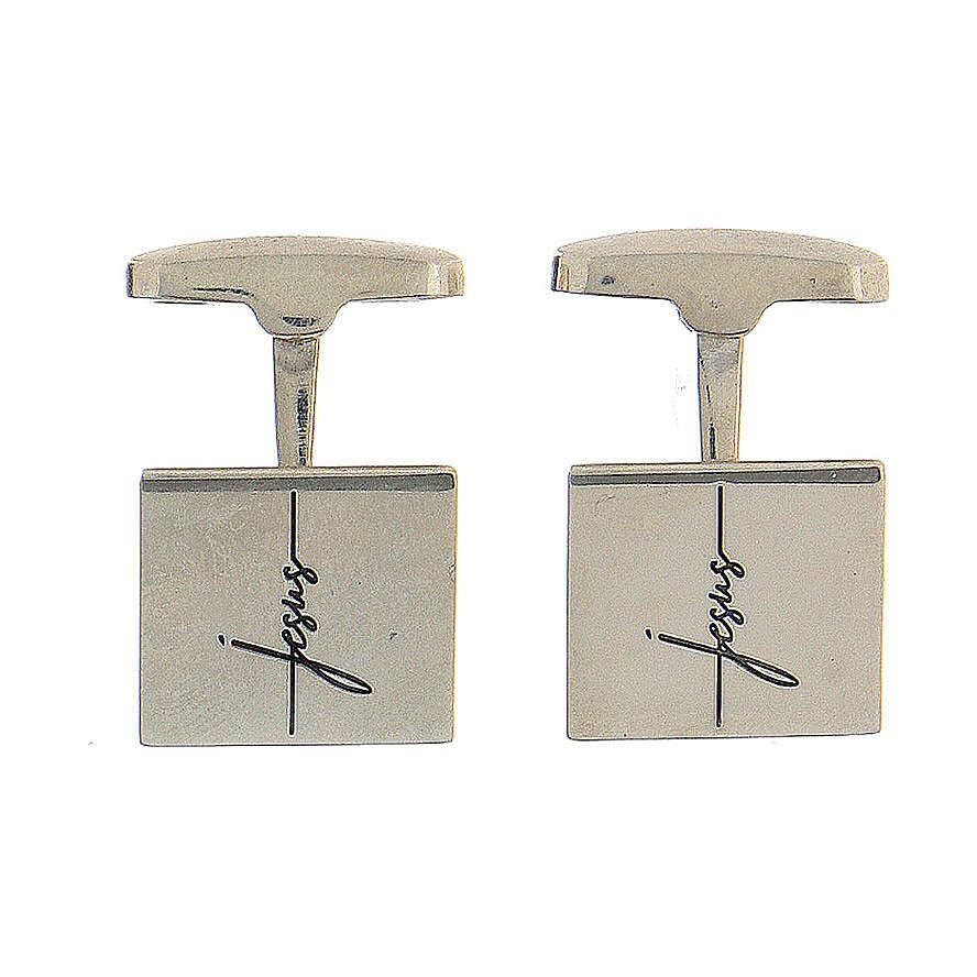  Holyart Gemelli Argento 925 Jesus Quadrati Collection