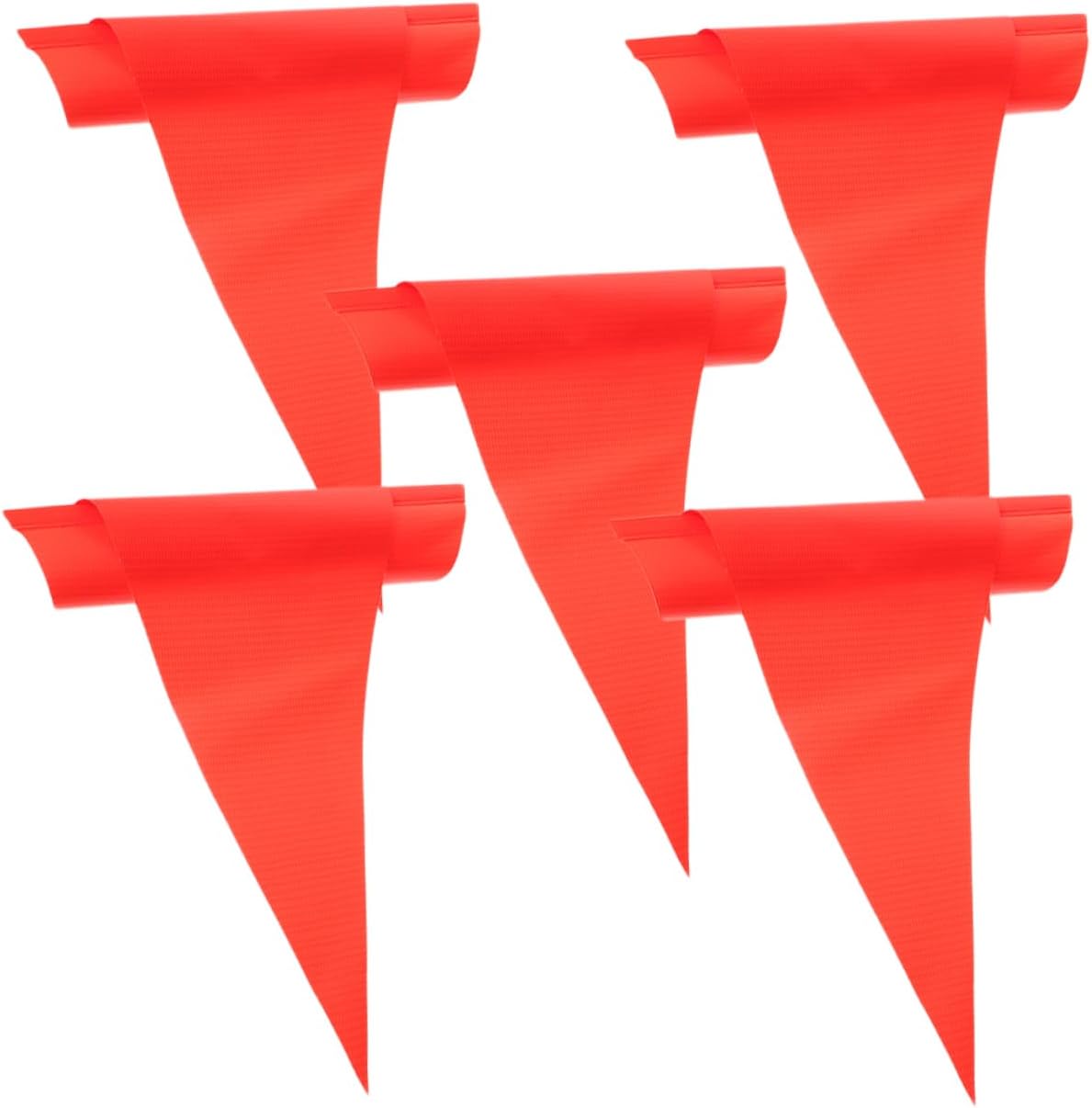 25pcs High Visibility Bike Safety Flag Reflective Flag for Easy Installation Material Weather-resistant for Cycling Safety