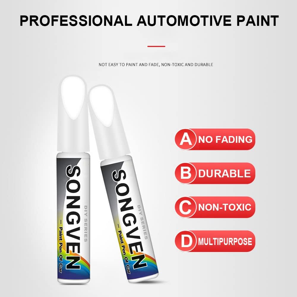 Car Scratch Remover Pen Grey Car Touch Up Paint Pen Gray Grey Car Scratch Repair Pen Scratch Remover Kit Touch-up Pen Car Touch Up Paint (grey)