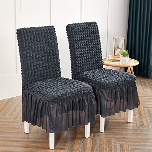 Housse de chaises pour rénover et protéger un lot de 6 sièges