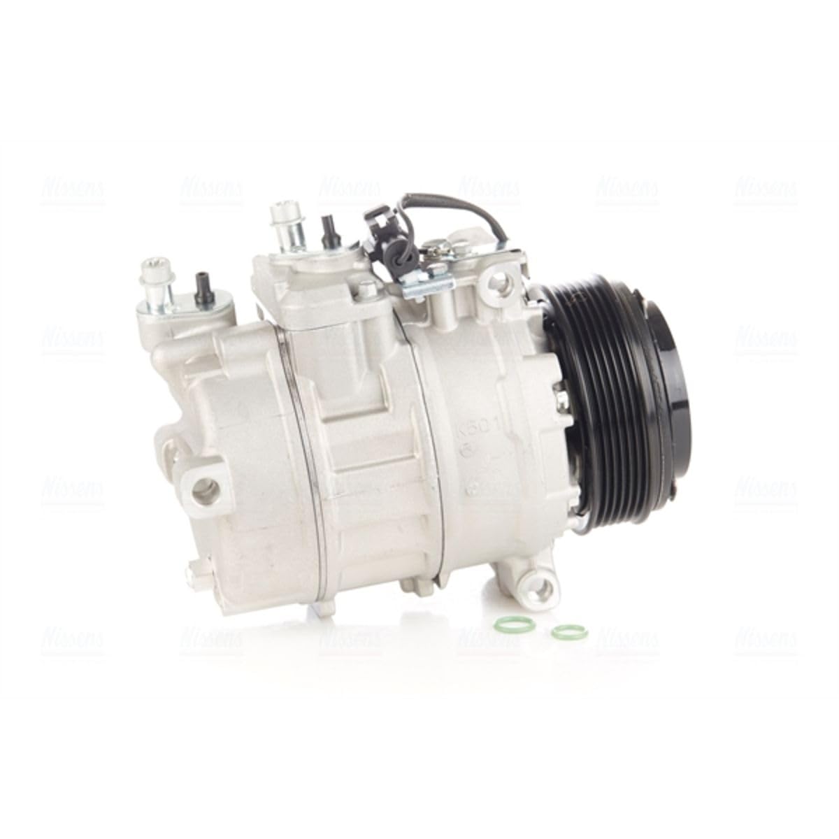 NISSENS A/C Kompressor für Klimaanlage Klimakompressor mit ID: PXV16 Kältemittel: R134a PAG 46 mit 110mm Riemenscheibe 6-Rillen Kompatibel mit LAND ROVER Range Rover III L322 351334231 JPB500210 89496
