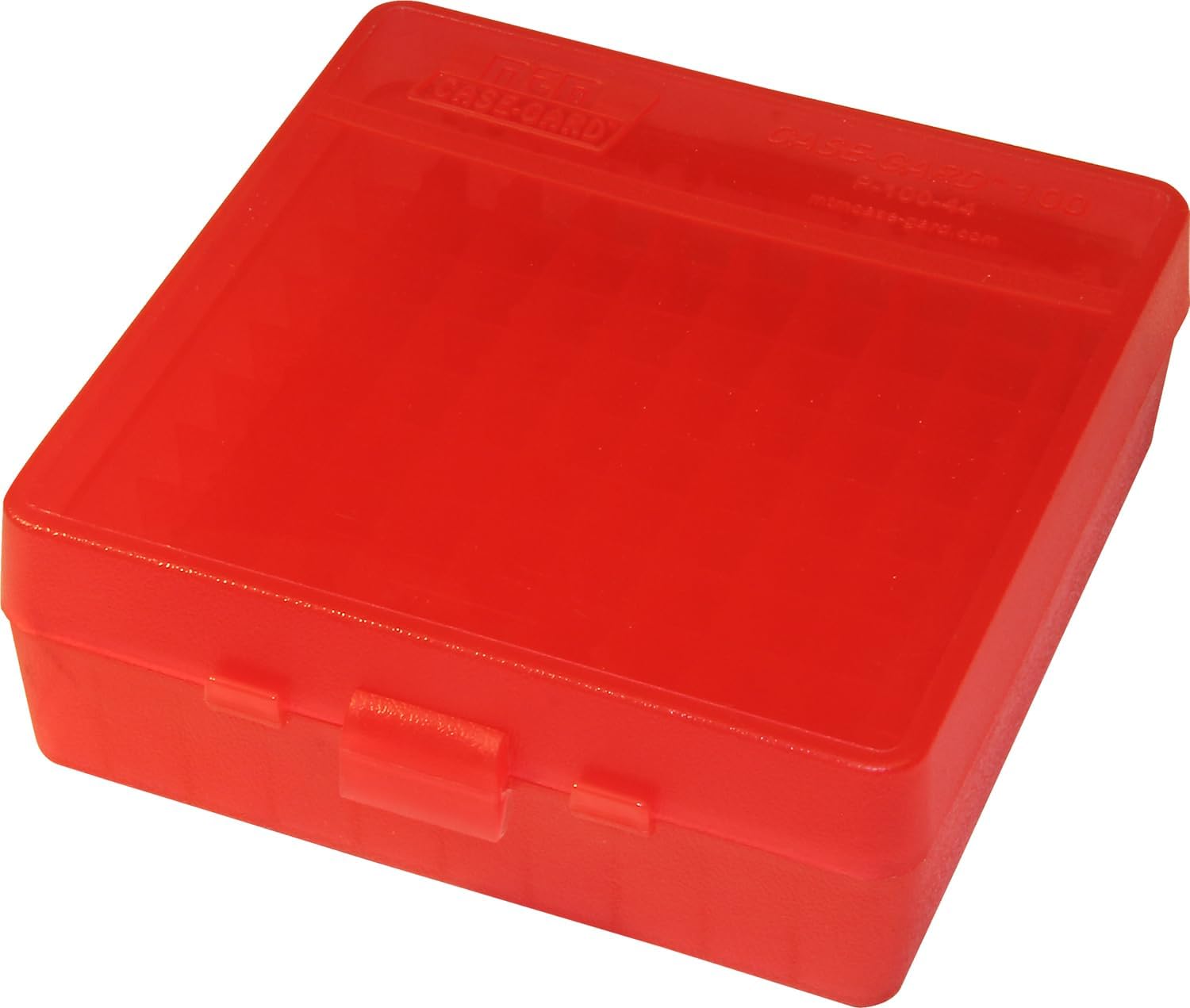MTM Case-Gard P-100-44 Flip-Top Ammo Box, Ammo Storage, Fits 41/44/45 Cal, USA Made