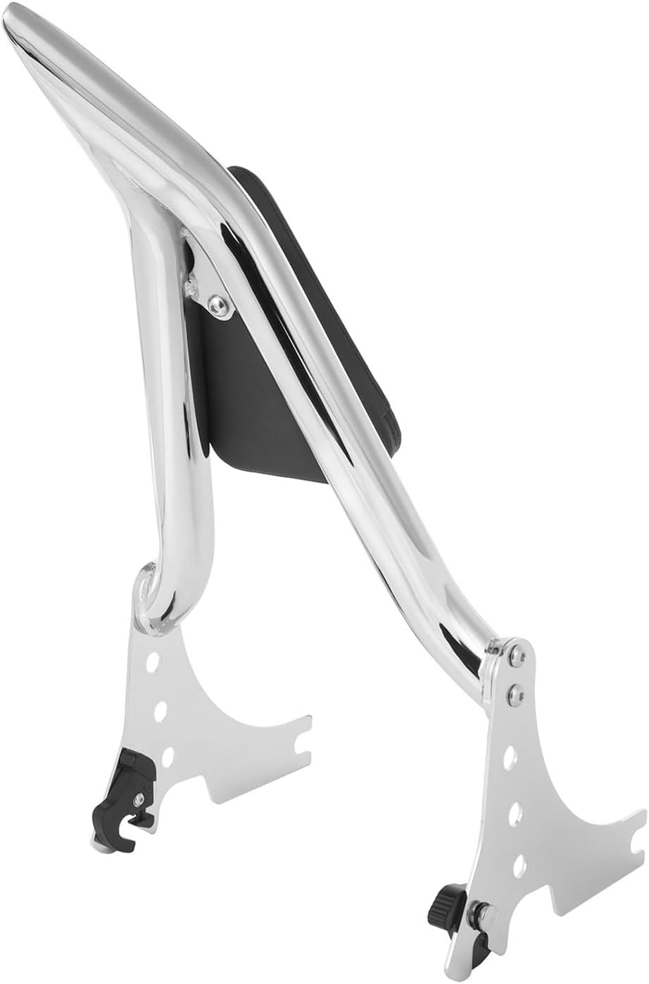 Detachable Sissy Bar Passenger Rear Backrest For Harley Sportster XL883 XL1200 2004-2022, for Sportster 883, Sportster 1200, Seventy Two, Forty Eight, Iron 883, Iron 1200 (Chrome)