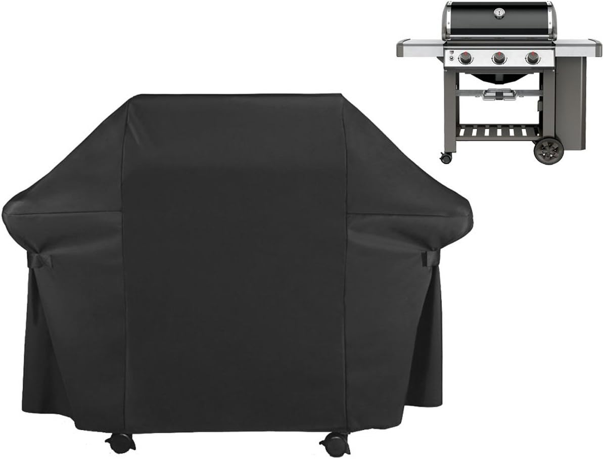 BBQ Cover 60x24x44in Waterproof Grill Cover Dustproof Ultra-violet easy to clean Durable Oxford Cloth Environmental protection with Storage Bag
